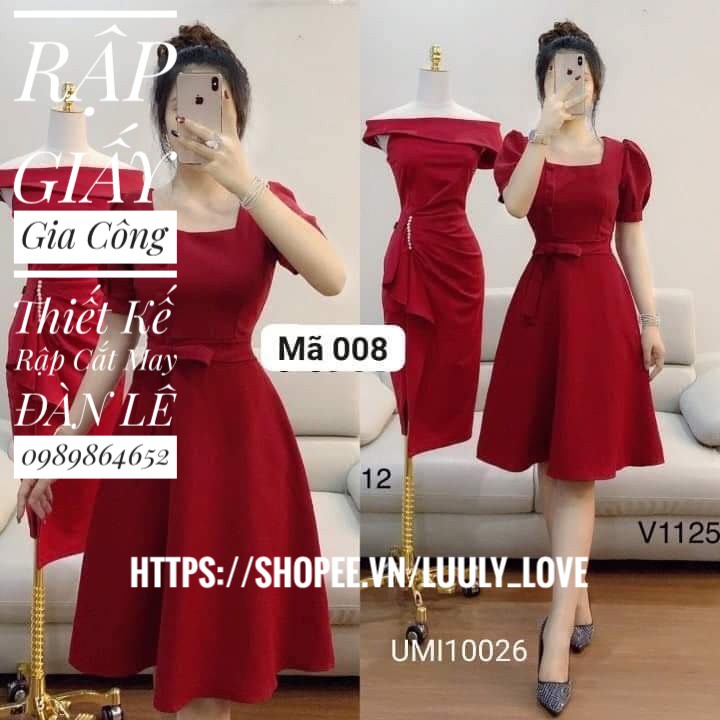 Rập giấy Đ97_ Đầm cho nữ