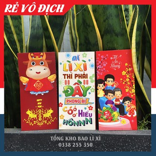 1000 BAO LÌ XÌ TẾT 2021 siêu đẹp cao cấp (được chọn mẫu + free túi kiếng)