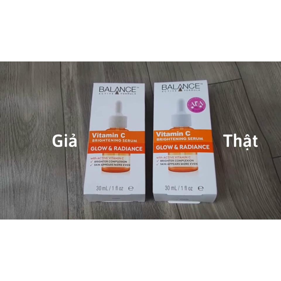 (Có bill) Serum Trắng Da, Mờ Thâm Balance Active Formula Vitamin C Brightening 30ml