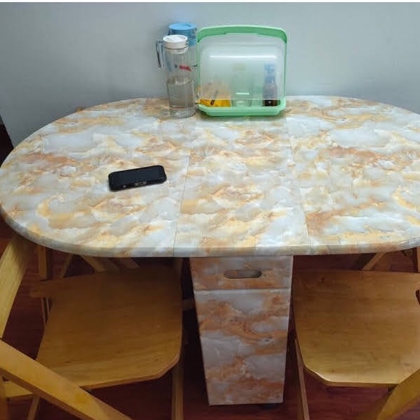Giấy Dán Tường Giả Đá, Decal Dán Tường Giả Vân Đá Hoa Cương, Dán Bếp, Bàn