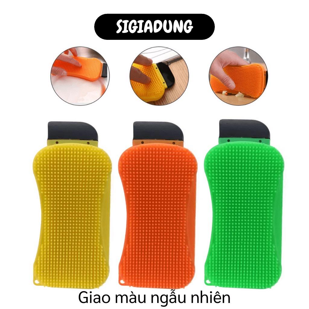 [SGD] Miếng Lau Chùi Nhà Bếp - Dụng Cụ Chà Nồi, Xoong Vệ Sinh Nhà Bếp Silicone 3in1 5270