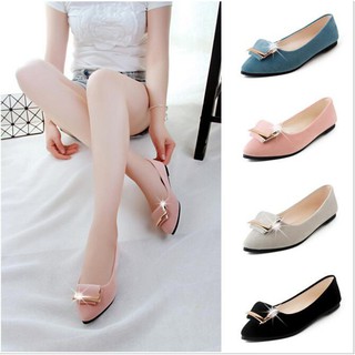 Giày lười đế bằng cho nữ