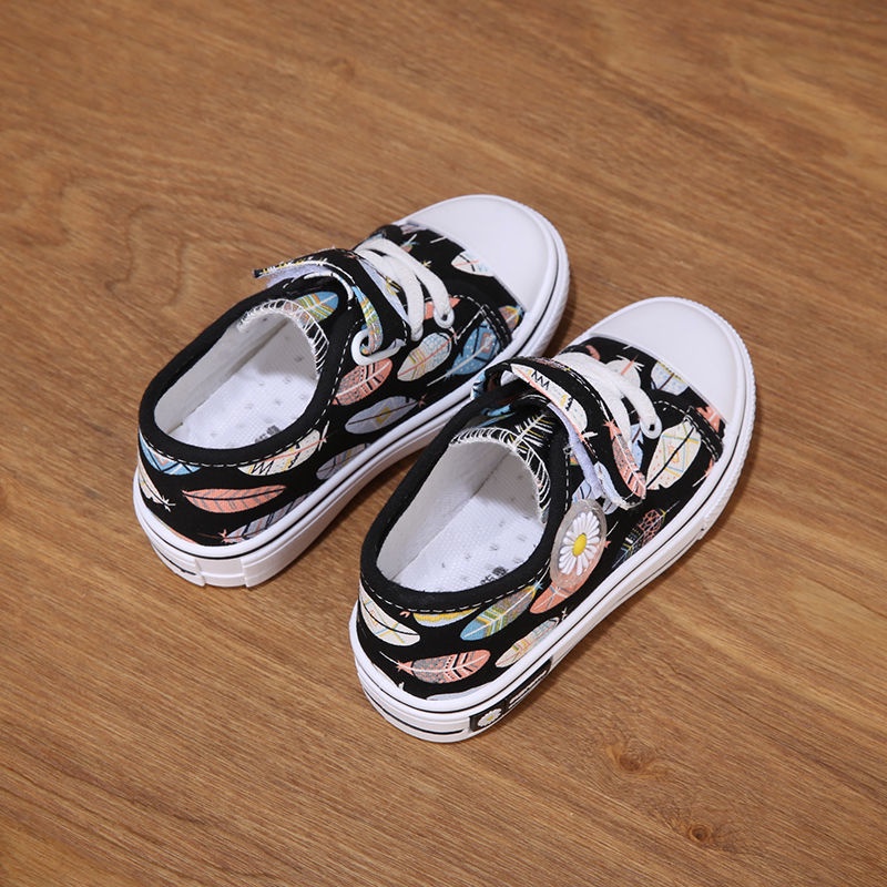 Giày Vải Canvas Chống Trượt Phong Cách Hàn Quốc Mới 2022 Thời Trang Cho Bé Gái