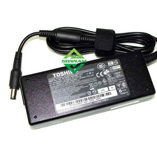 [NEW]Sạc laptop toshiba 19v-3.42a/ 19v-4.74a kích thước chân 5.5mm*2.5mm - Tặng kèm dây nguồn xịn