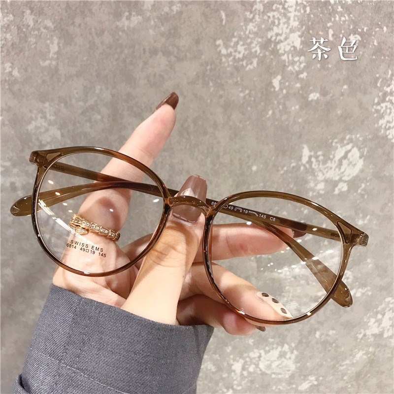 Gọng kính mắt tròn nam nữ Lilyeyewear chất liệu nhựa dẻo thanh mảnh nhẹ nhàng 513
