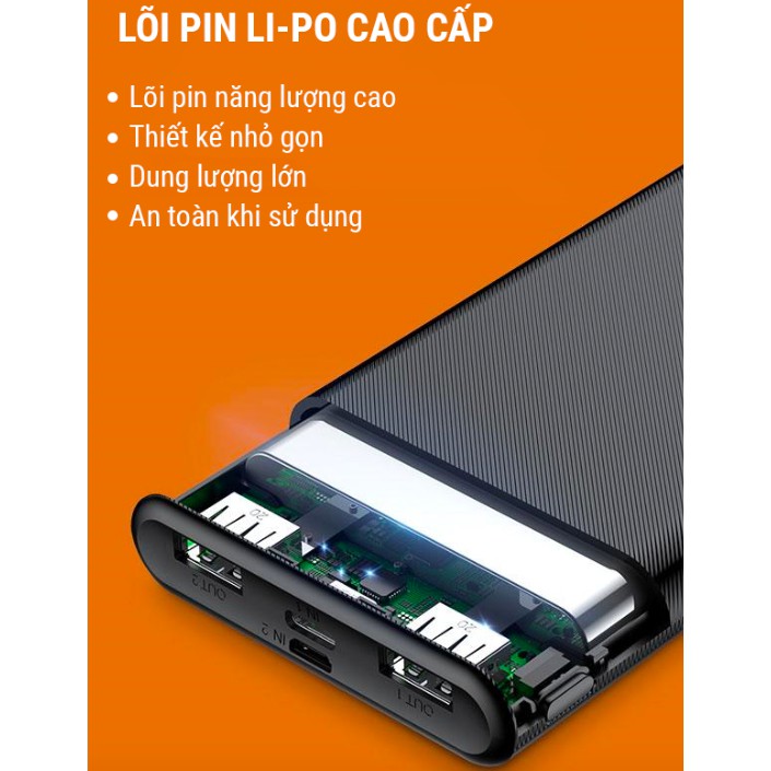 Pin Sạc Dự Phòng 10,000, 20,000, 30,000mah- Hàng chính hãng