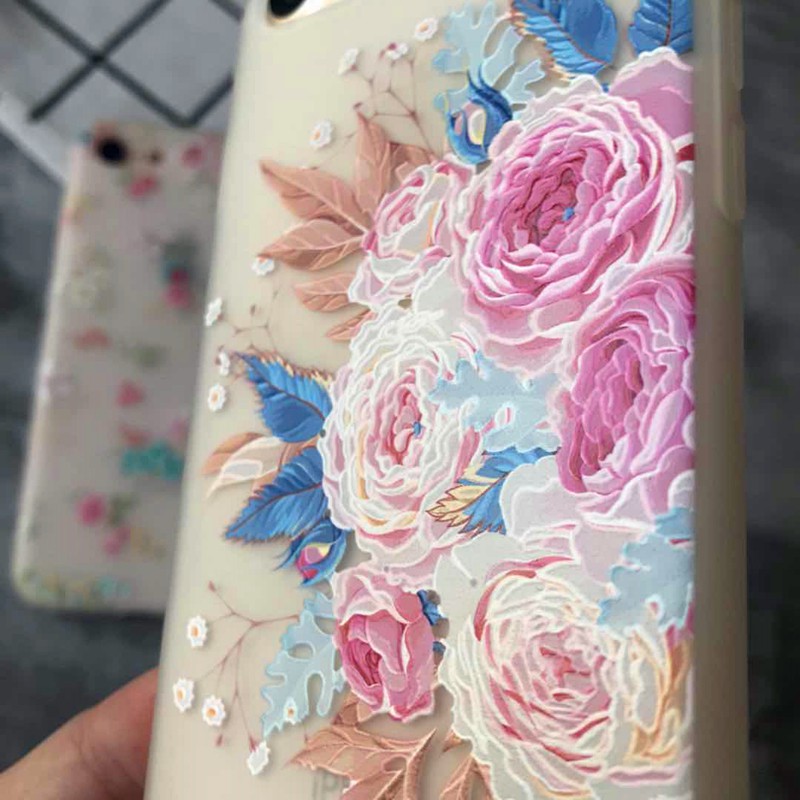 Ốp iPhone silicon hoa châu âu hiện đại cho 11/11pro/11promax/6/7/8/plus/x/xs/xr/xsmax/12 pro max/13 pro max-a38h