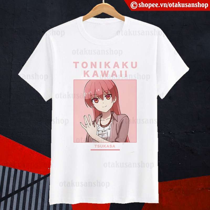 Áo thun Tonikaku Kawaii Tsukasa ngắn tay