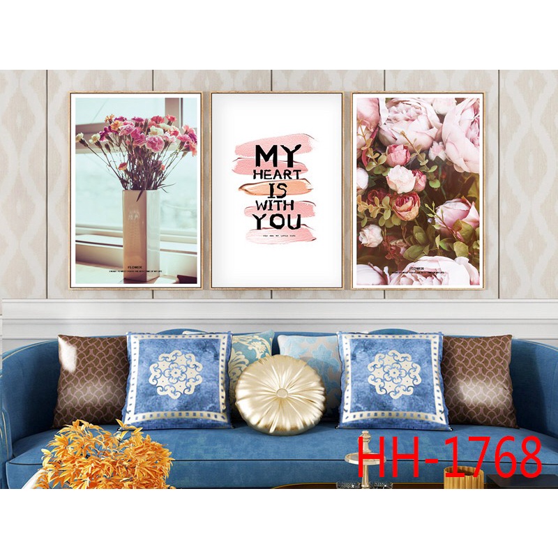 SET TRANH TREO TƯỜNG 40x60 CM( TẶNG MÓC TREO) | BigBuy360 - bigbuy360.vn