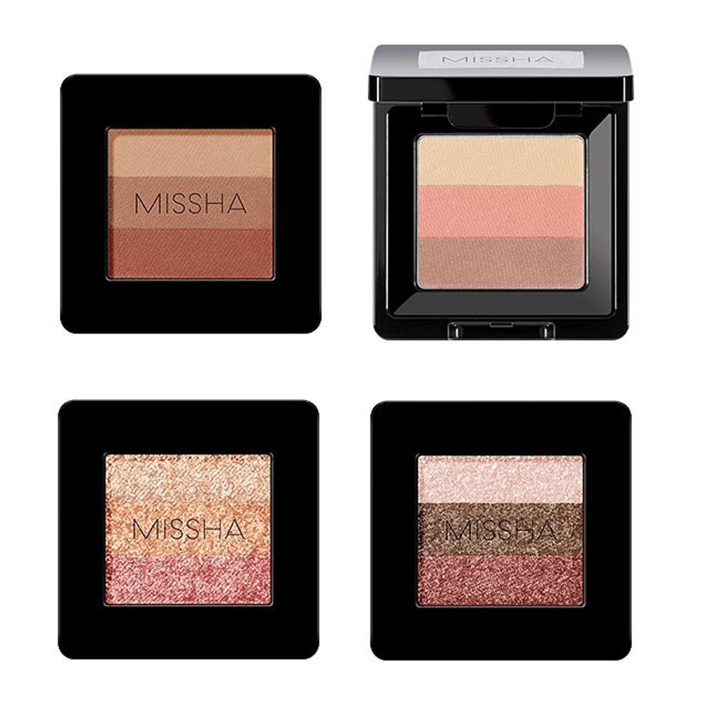 PHẤN MẮT 3 MÀU TRIPLE SHADOW - MISSHA (12 mẫu cho các nàng lựa)