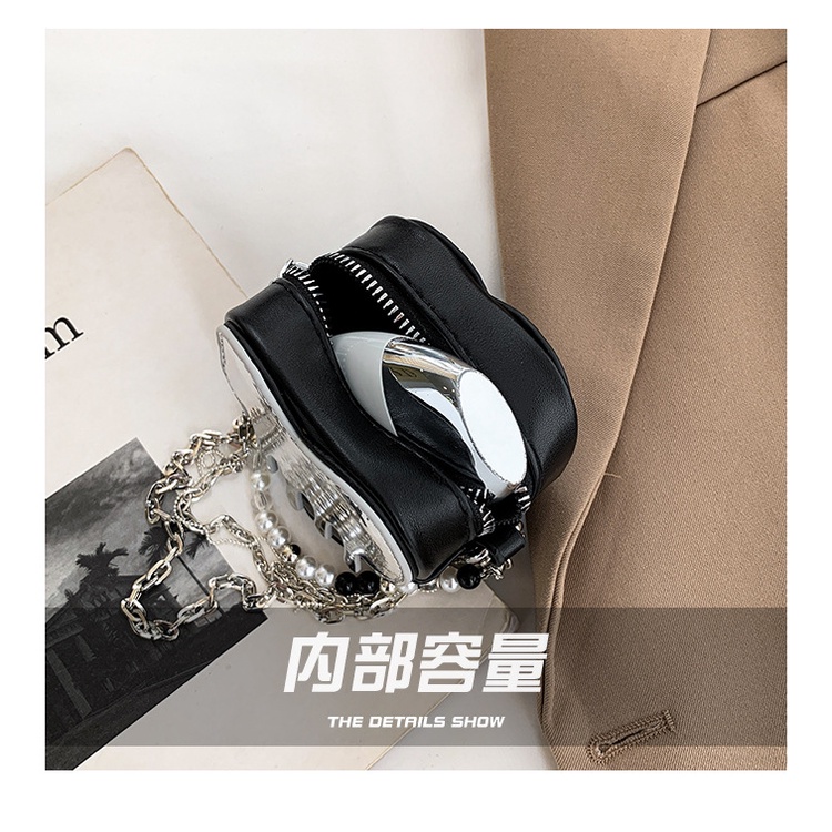 Túi Đeo Chéo Mini Mới Năm 2022 Đính Ngọc Trai Thời Trang Cho Nữ