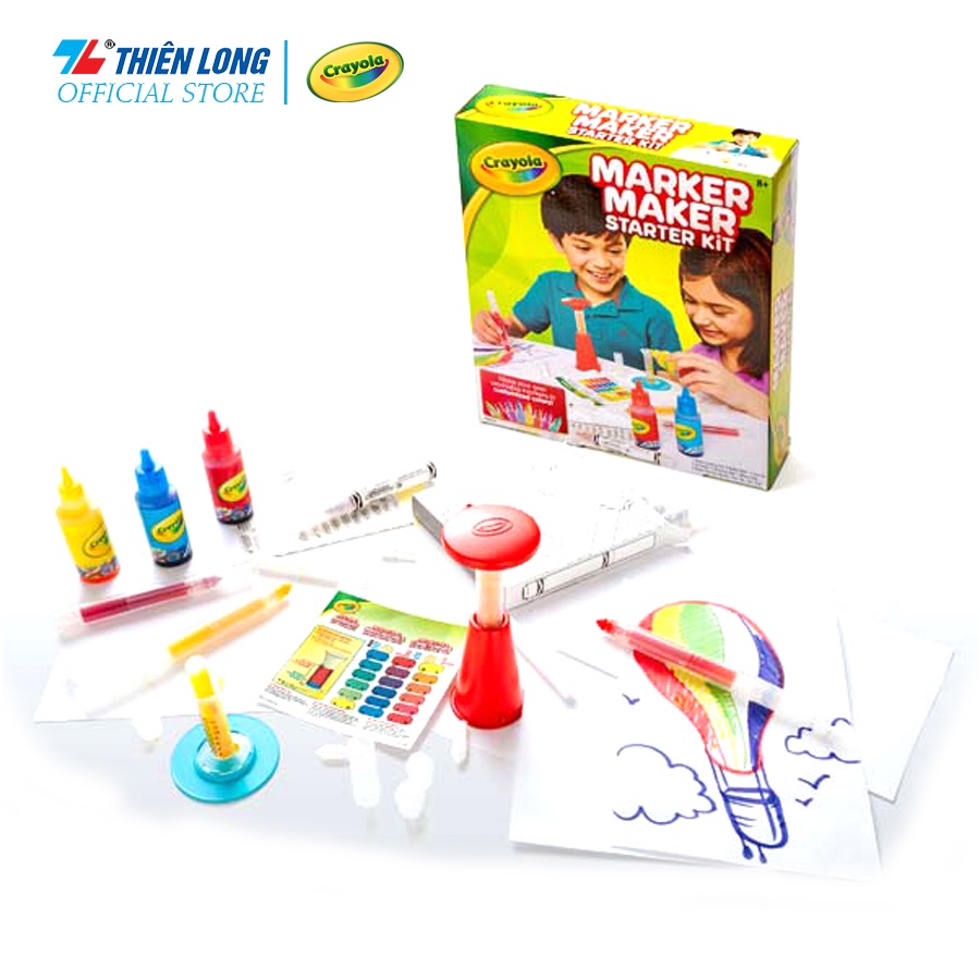 Bộ đồ chơi chế tạo bút lông Crayola Marker Maker Starter