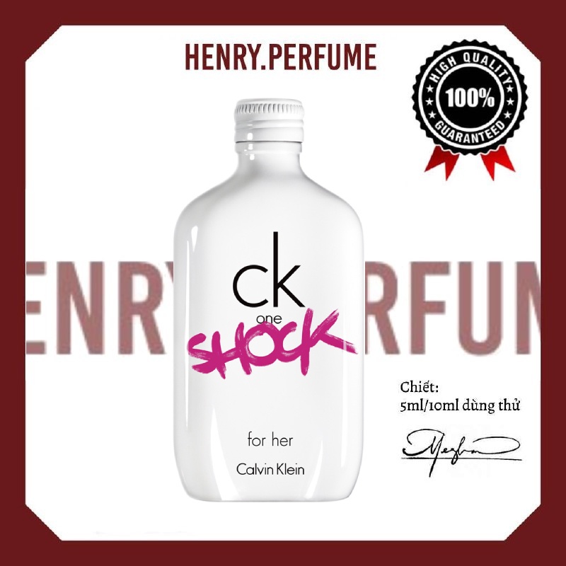 ლ Nước hoa nữ CK One Shock For Her 10ml ®️