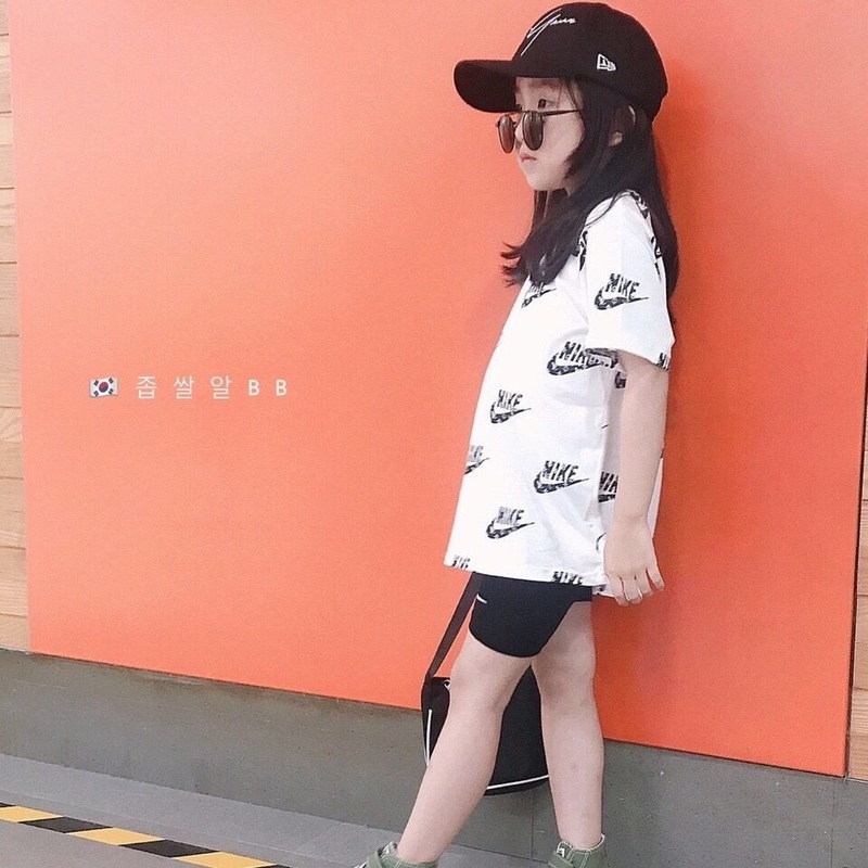 Áo Thun Cotton Tay Ngắn Thời Trang Mùa Hè Phong Cách Hàn Quốc Mới Dành Cho Bé