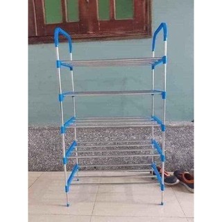 KỆ GIÀY INOX 5 TẦNG.