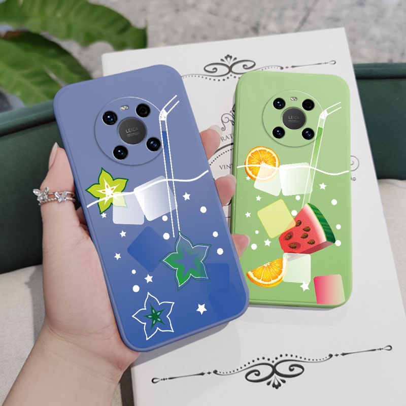 Ốp Điện Thoại Hình Trà Sữa Cho Huawei Mate 40 30 Pro Lite