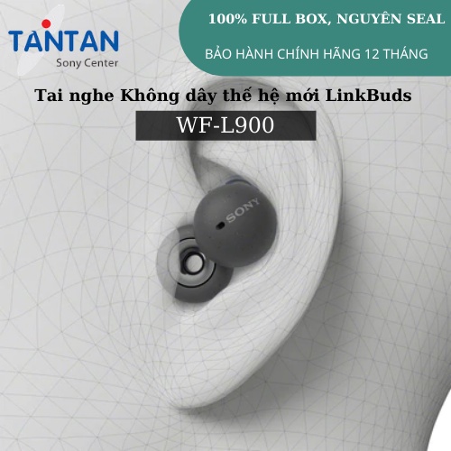 Tai Nghe Bluetooth Sony Thế Hệ Mới LinkBuds - WF-L900 - DSEE - Kháng nước IPX4