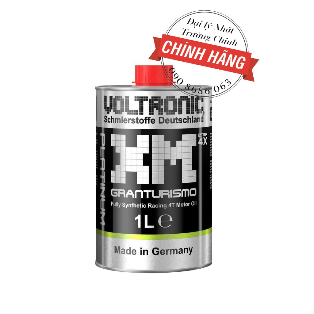 Nhớt Voltronic XM Platinum Ester 4X biến thiên dành cho xe ga và xe số