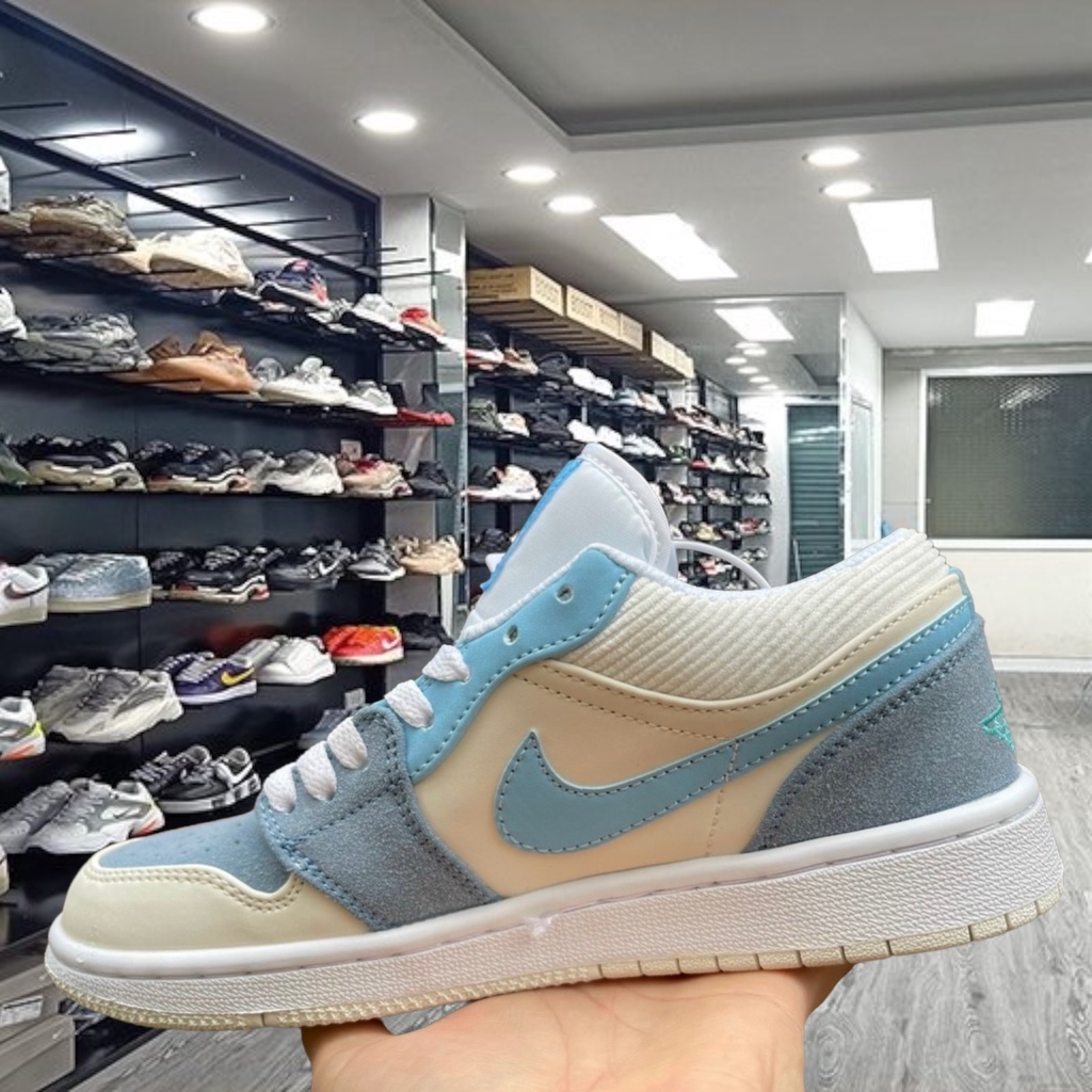 Giày Thể Thao Nam Nữ Sugar JD Thấp Sail Light Blue full bill box 1.1 - Yabi_boutique