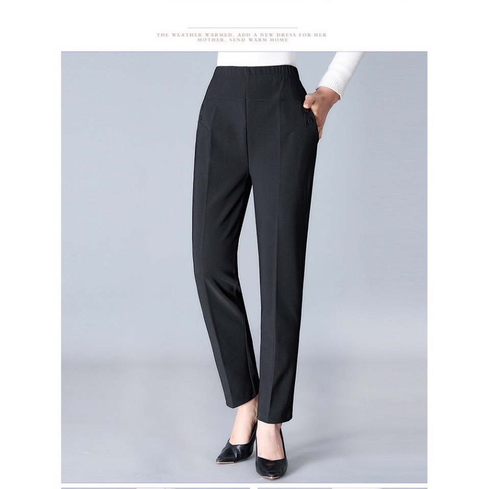 Quần trung niên cao cấp ống suông đứng hàng xưởng