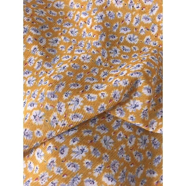 Voan gân/ chiffon gân