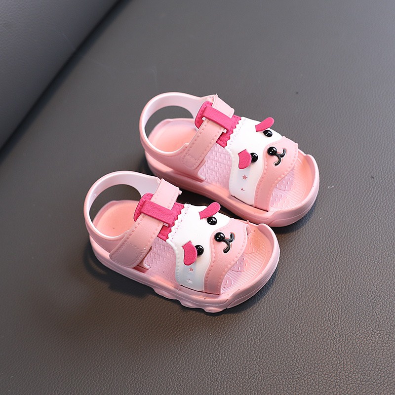 Giày sandal trẻ em hình cún nhiều màu đáng yêu xinh xắn - TT441