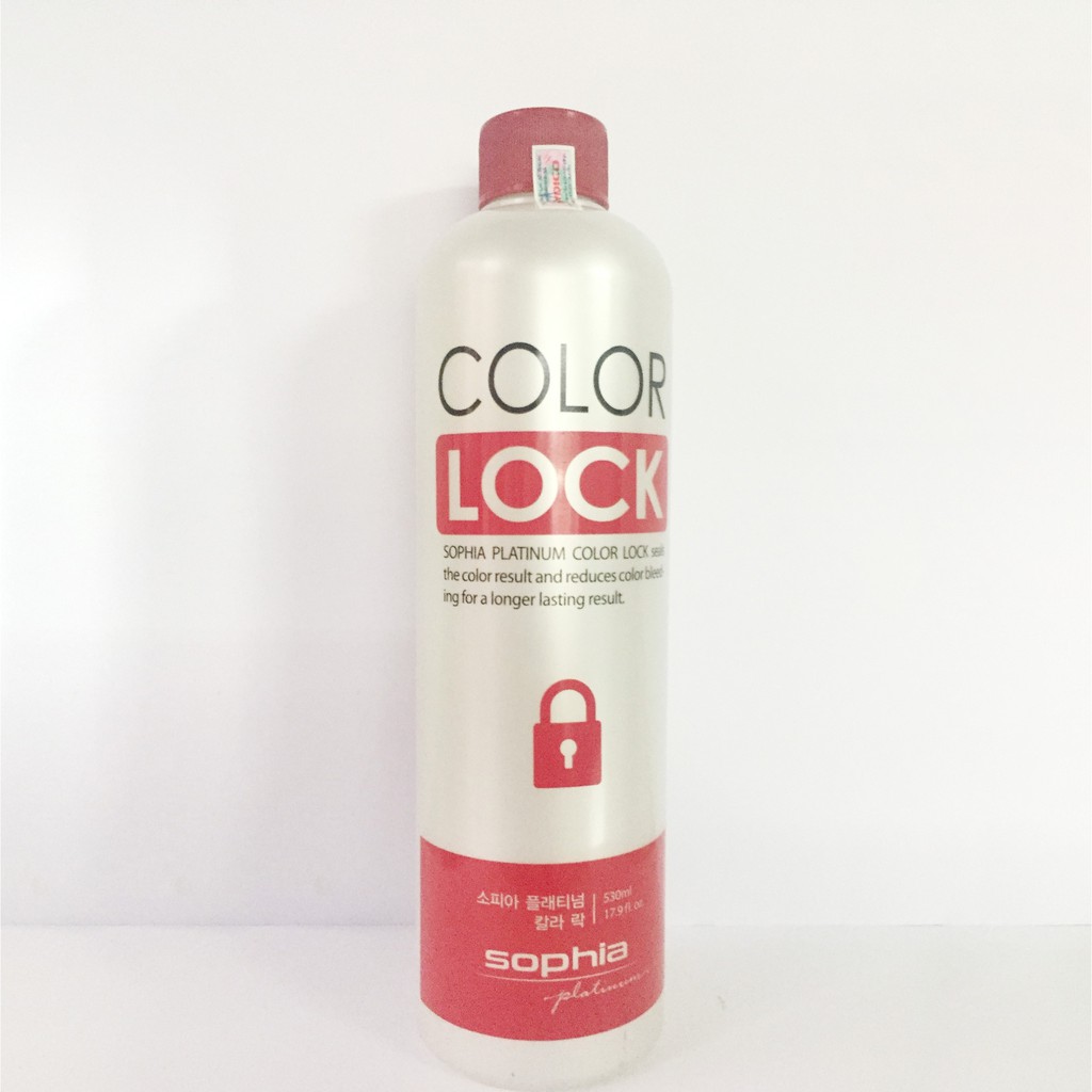 Thuốc giữ màu tóc nhuộm Sophia Platium color lock Hàn Quốc 530ml