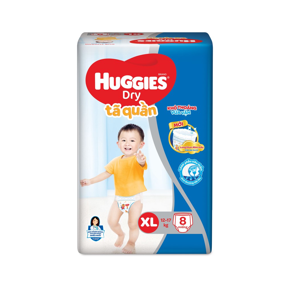 [Tặng 1 gói regular] Tã quần Huggies Pant Big Jumbo M54/L48/XL42