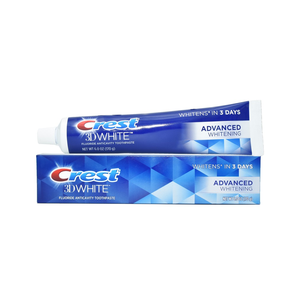 Kem đánh răng Crest 3D White Advanced Triple Whitening 158gram