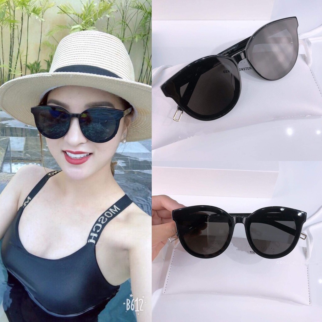 Kính râm nữ thời trang mắt xếch chống tia Uv tia cực tím chói lóa bảo vệ mắt - GM