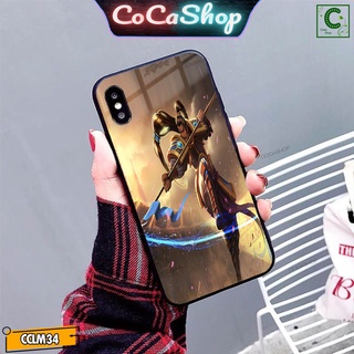 Xinzhao - tướng liên minh - ốp lưng iphone mặt kính in hình siêu nét - 6/6plus/6s/6splus/7/7plus/8/8plus/x/.....