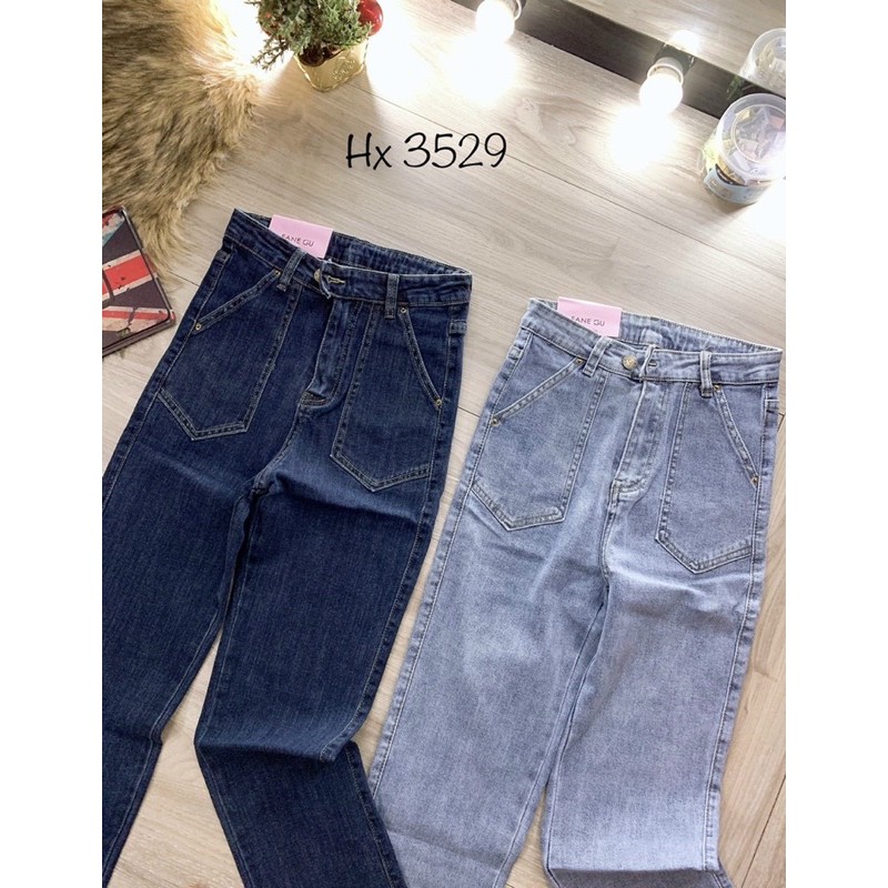 Quần bò suông co dãn túi to hàng qc đẹp QS2511 - NhiNhi Shop