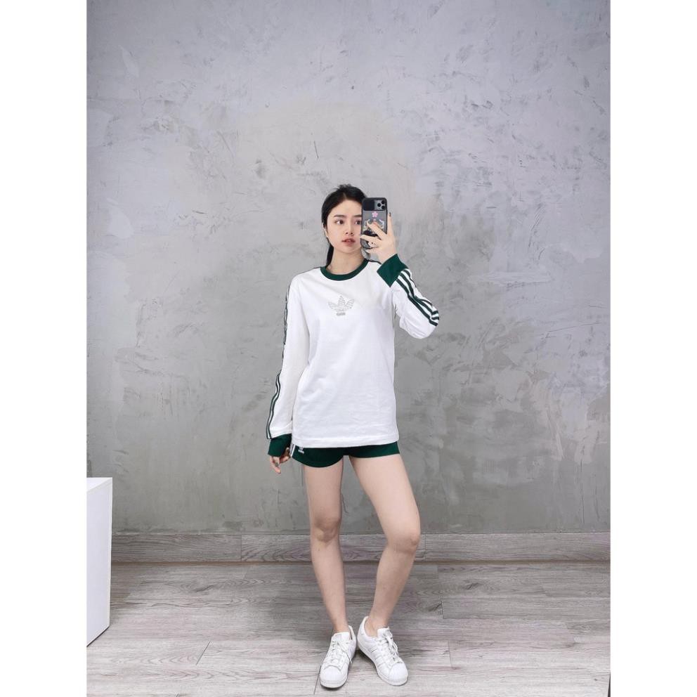 (HÀNG XUẤT XỊN) Áo das tay dài 1753 Skateboarding Club Long Sleeve T-Shirt In White Made in Cambodia full tag code  ྇