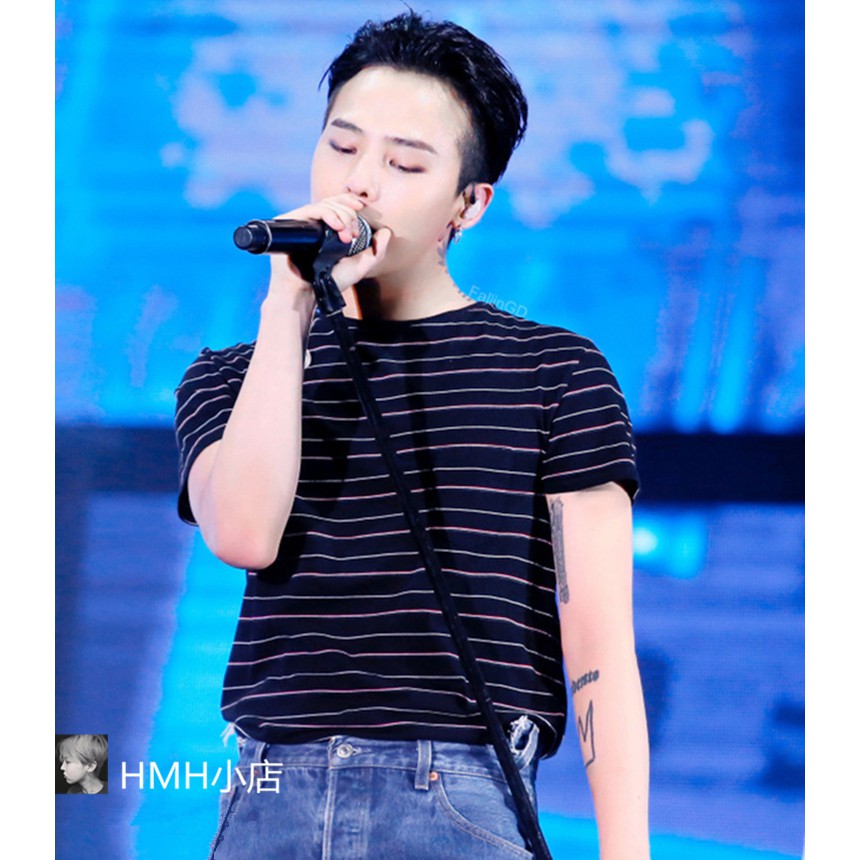 ÁO PHÔNG KẺ NGANG G-DRAGON