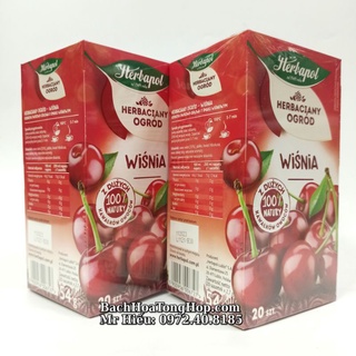 [Hỏa Tốc] Trà Herbapol vị Cherry hộp 54gram