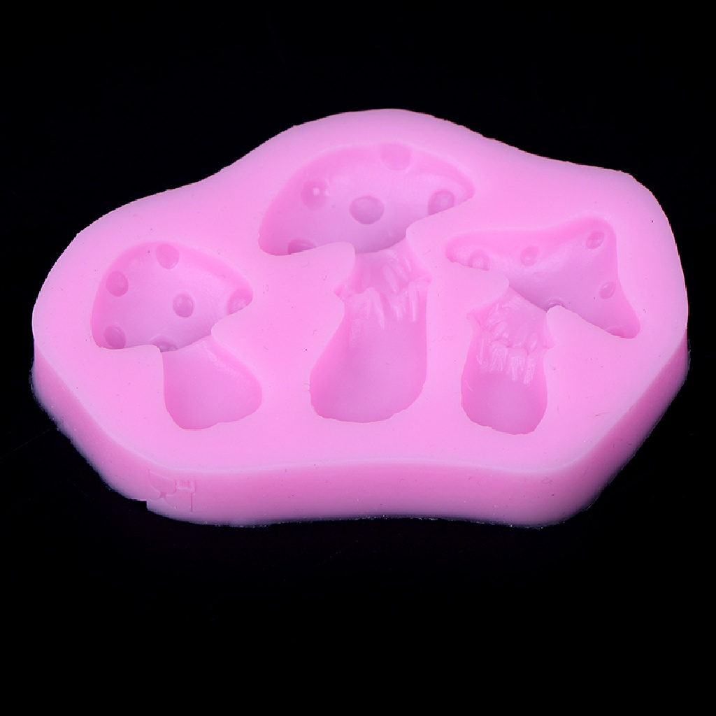 Khuôn silicone Tạo Hình Nấm 3d Trang Trí Bánh diy