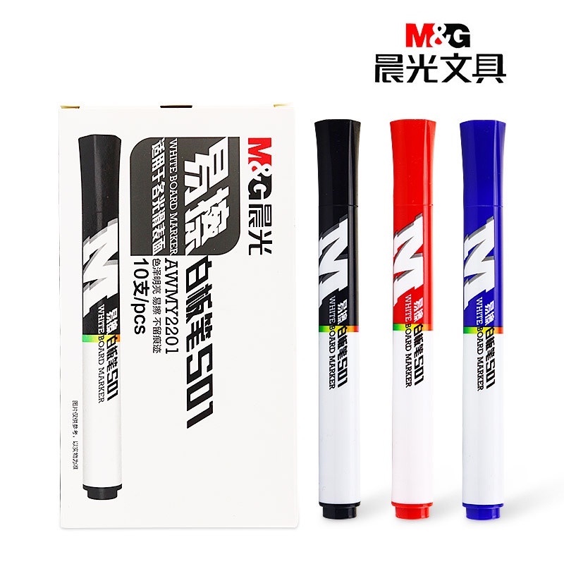 Bút dạ viết bảng M&amp;G xóa được Mực xanh/đen/đỏ