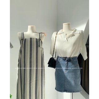 Áo len đan cổ v [ Hình thật ]