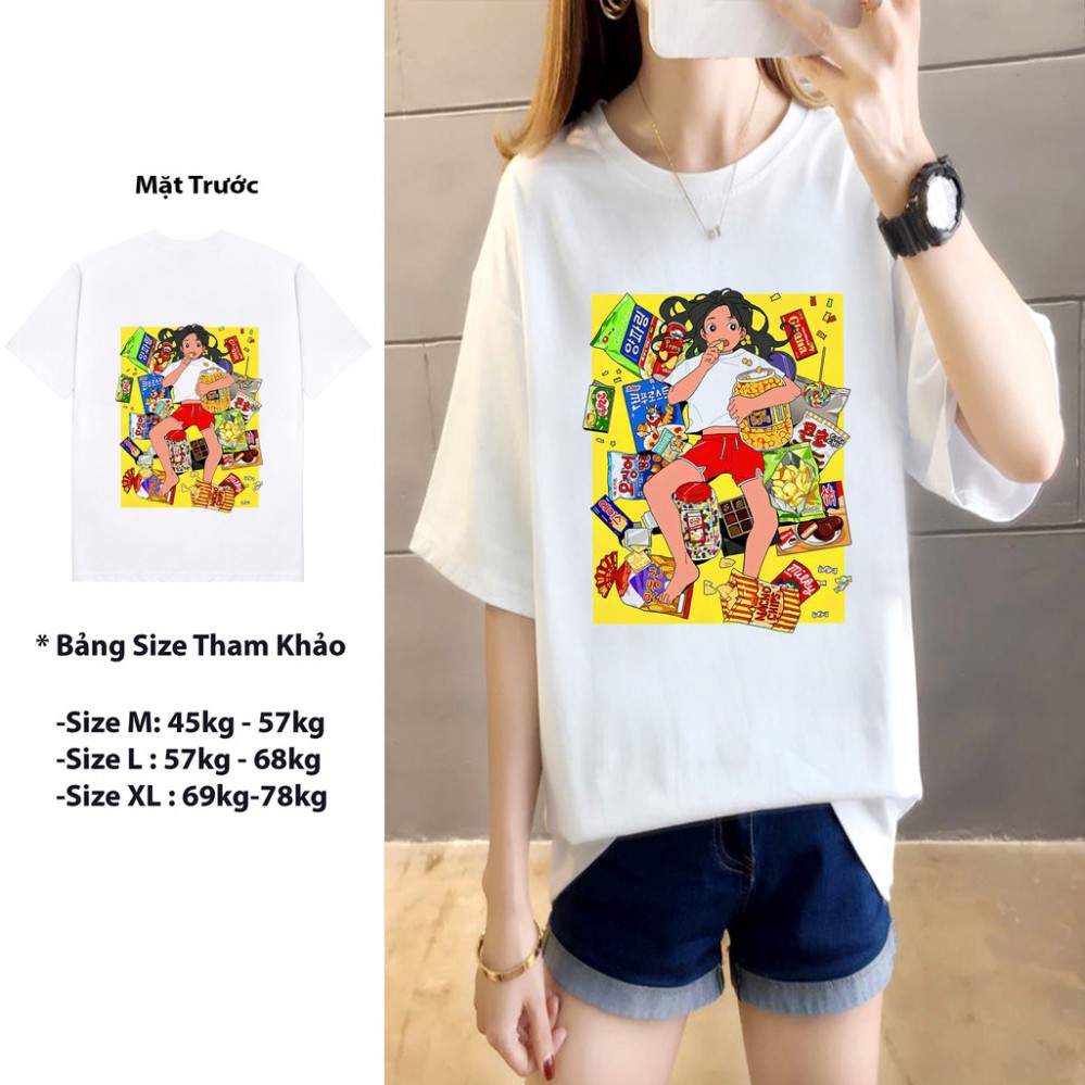 [ FULL SIZE + ẢNH THẬT ] ÁO PHÔNG, ÁO THUN TAY LỠ UNISEX FORM RỘNG OVERSIZE ANIME BIM BIM M450