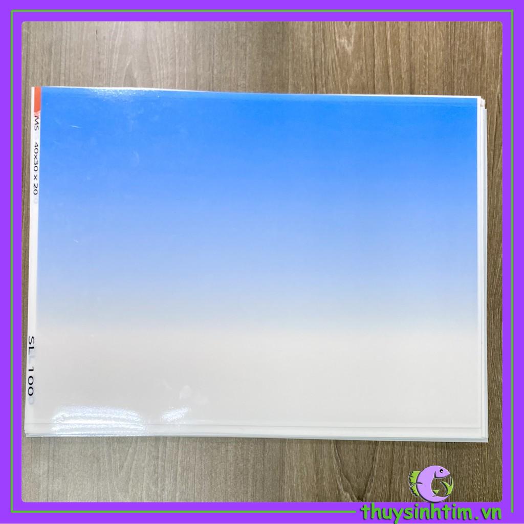 Tranh Decal Dán Bể Cá, Bể Thủy Sinh - Bầu Trời