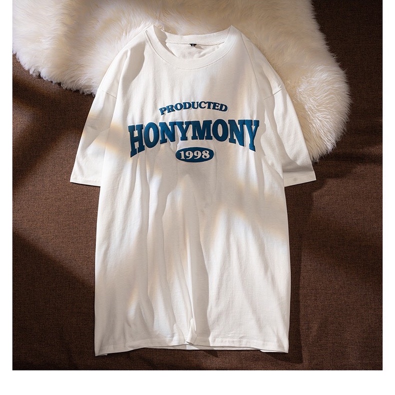 Áo phông nam nữ form rộng 2N Unisex thun cotton in Bàn cờ trắng/xanh/be