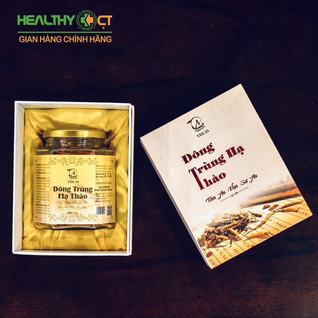 Đông trùng hạ thảo Tâm An hộp 15g hàm lượng dược chất cao - tốt cho sức khỏe (tặng gói nhỏ dùng thử) | BigBuy360 - bigbuy360.vn