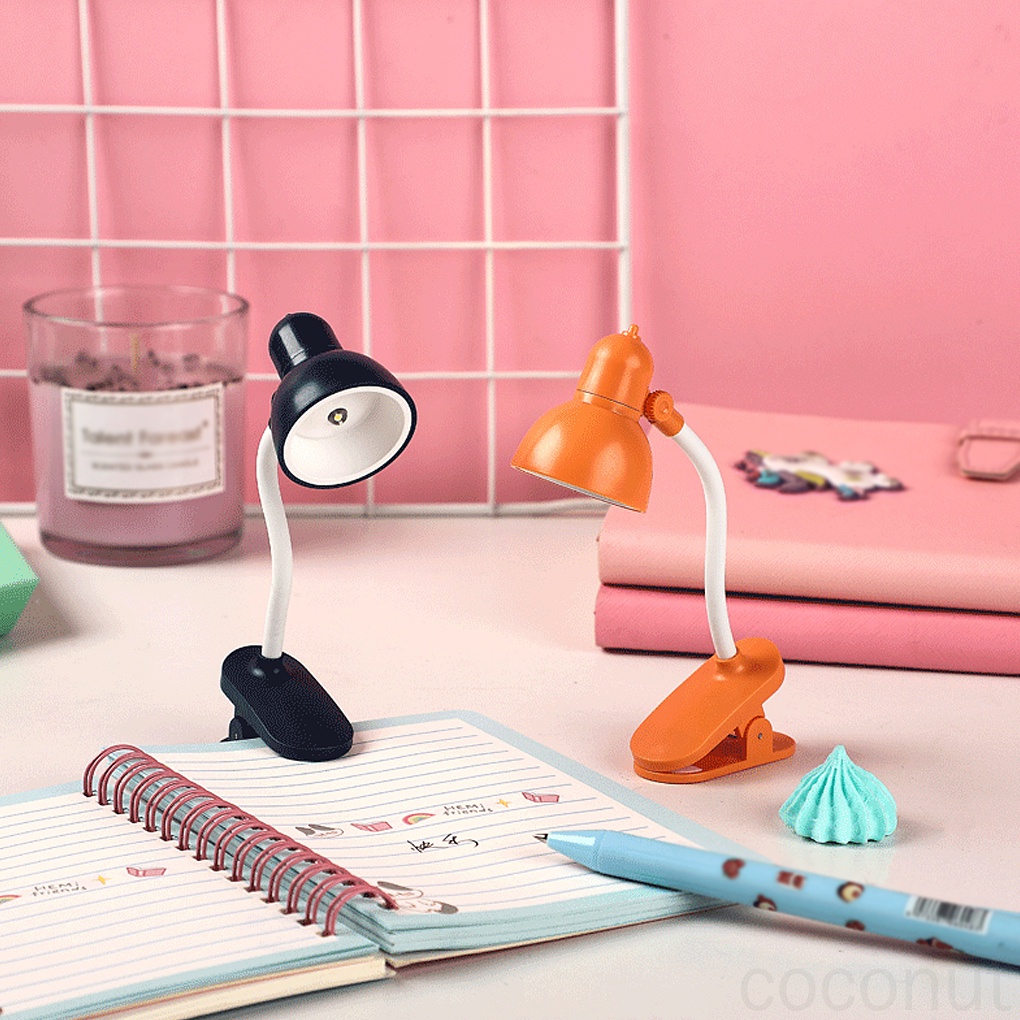 Đèn đọc sách mini có kẹp để bàn có thể điều chỉnh