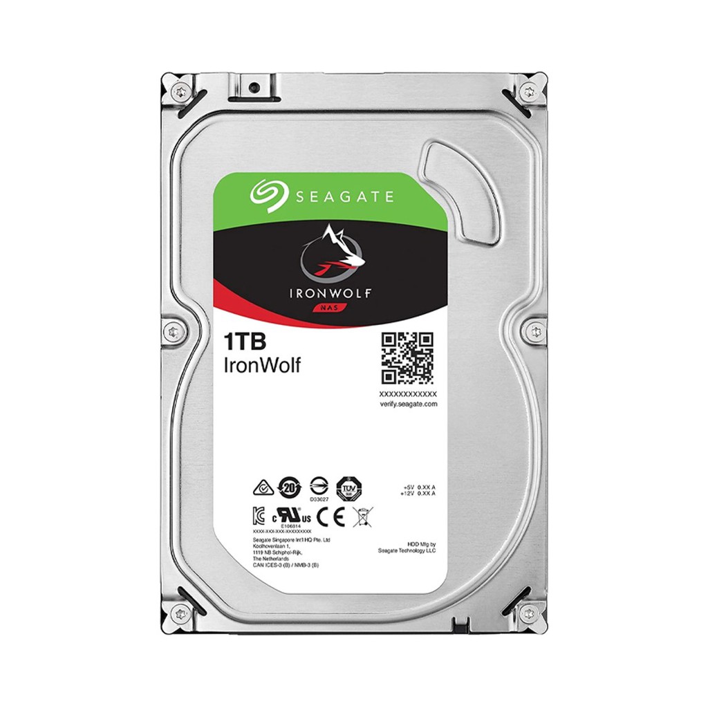 Ổ cứng HDD 3.5" NAS SEAGATE Ironwolf 1TB SATA 5900RPM_ST1000VN002