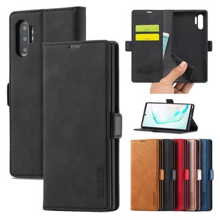 Bao da điện thoại dạng ví nắp lật chất lượng cao bảo vệ cho Samsung Note 20 Ultra 10 9 Plus 