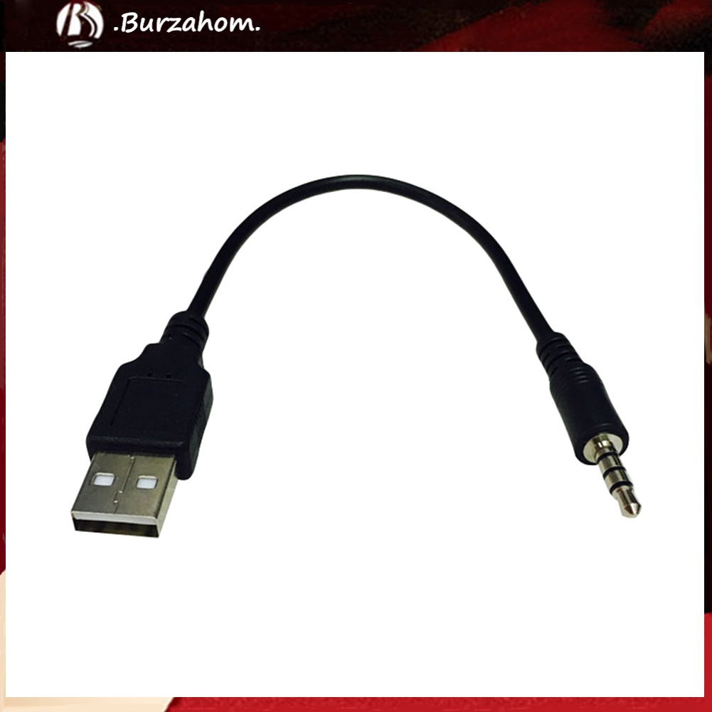 Dây Cáp Chuyển Đổi Âm Thanh Từ Đầu Cắm 3.5mm Sang Cổng Cắm Usb Aux Cho Mp3 Xe Hơi