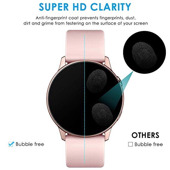 Set 3 Miếng Dán Màn Hình Cho Đồng Hồ Samsung Galaxy Watch Active 2 44mm