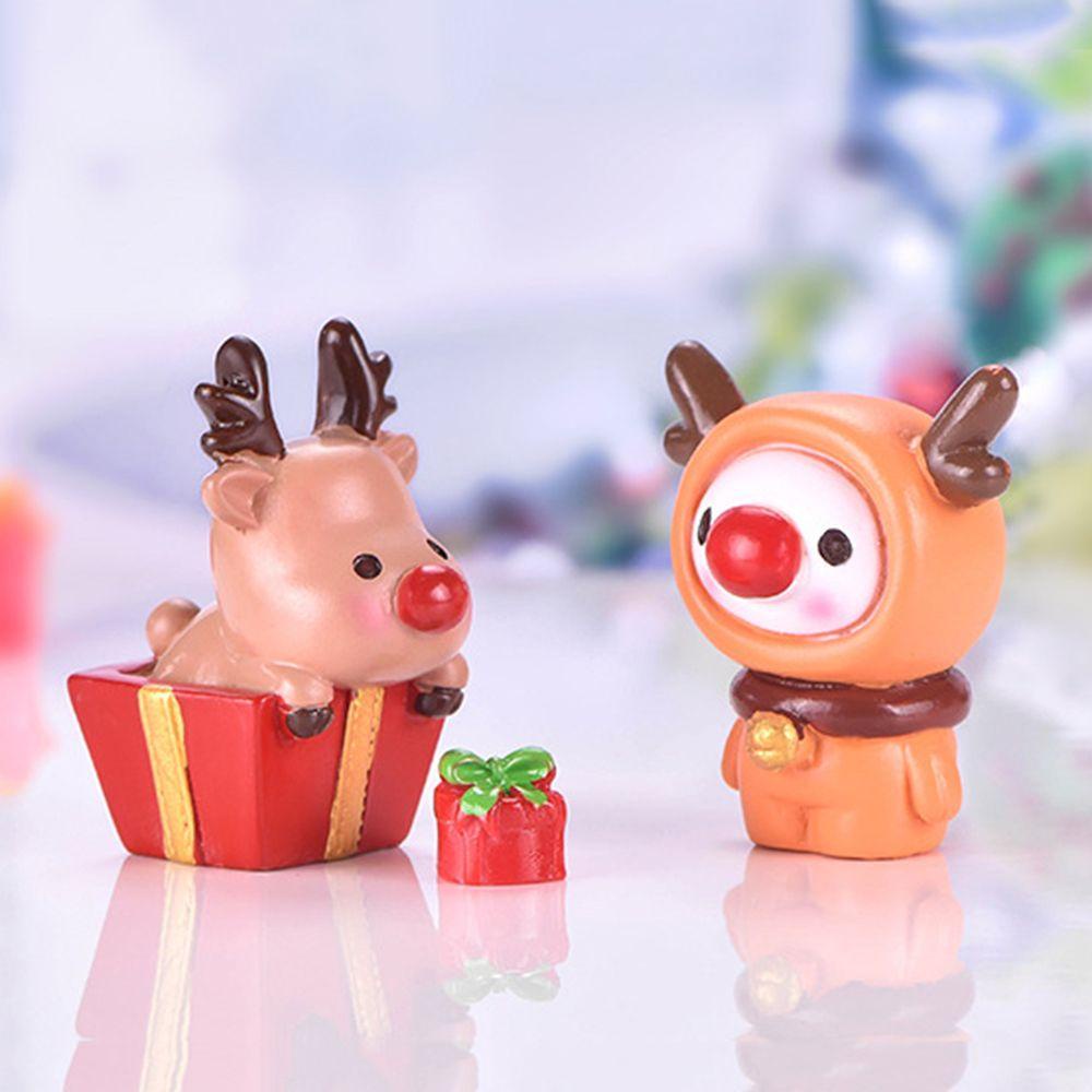 Mô Hình Ông Già Noel / Nai Sừng Tấm Trang Trí Nhà Cửa Dịp Giáng Sinh