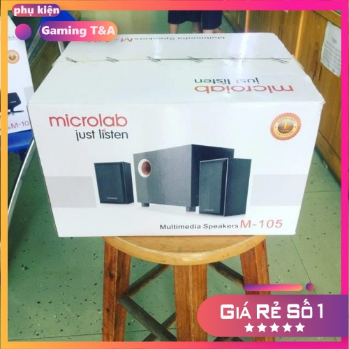 Loa vi tính Microlab M105 2.1 - Âm thanh cực chất - Chính hãng - Bảo hành 12 tháng - Cam kết lỗi 1 đổi 1