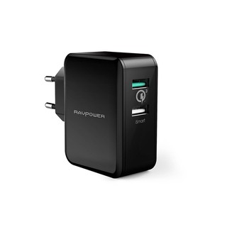 Củ Sạc RAVPower 2 cổng 30W, Quick Charge 3.0 (RP-PC006) Chính Hãng